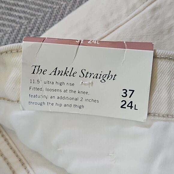 Abercrombie & Fitch Jeans Women's 37 x 28 The Ankle Straight Ultra High Rise - Picture 15 of 16